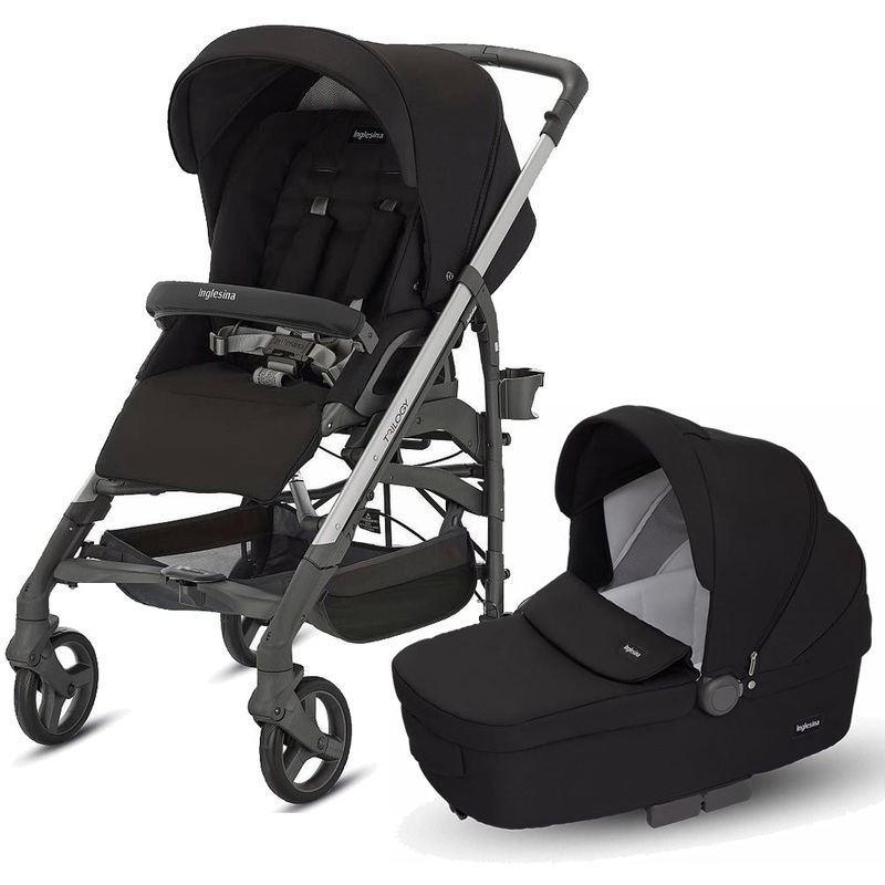 Inglesina Trilogy Stroller & Bassinet – Black
