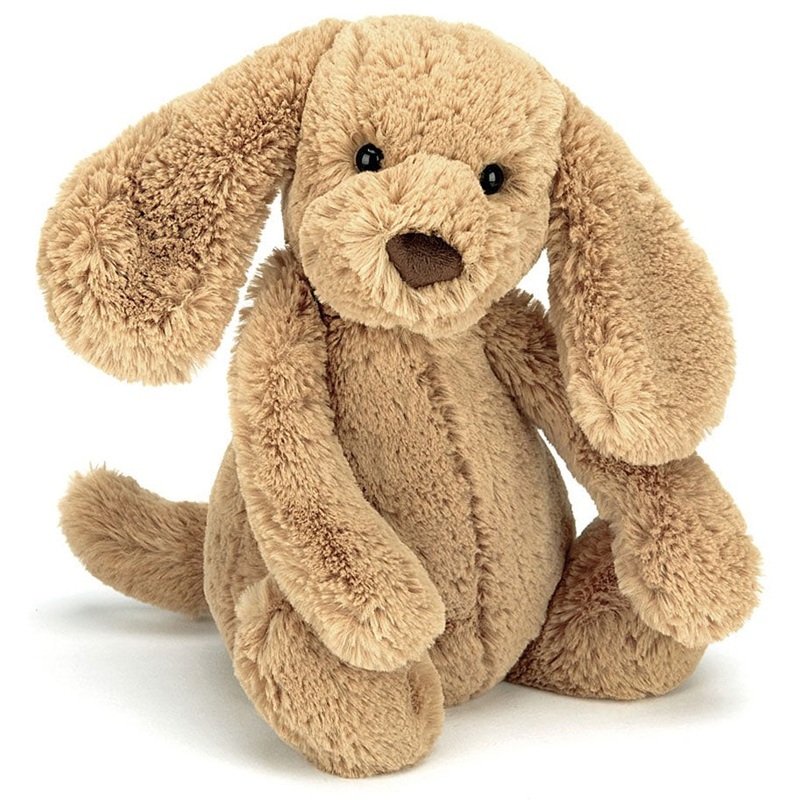 Jellycat Bashful Puppy in Toffee, 7″