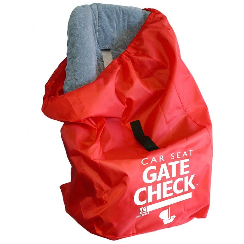 JL Childress Airport Gate Check Car Seat Bag in Red