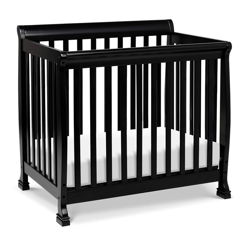 Kalani 4-in-1 Convertible Mini Crib – Black