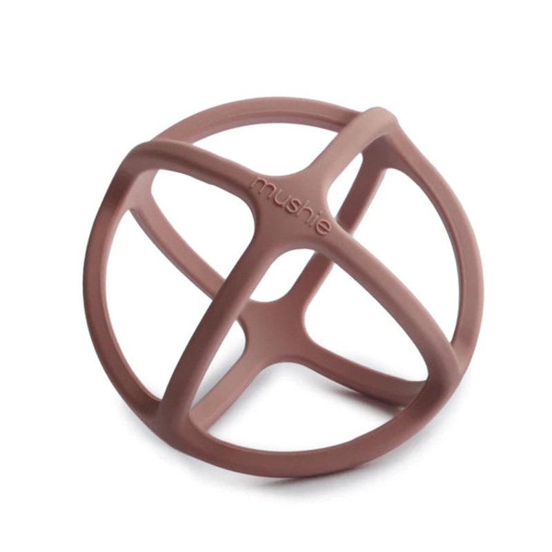 Mushie Ball Teether – Woodchuck