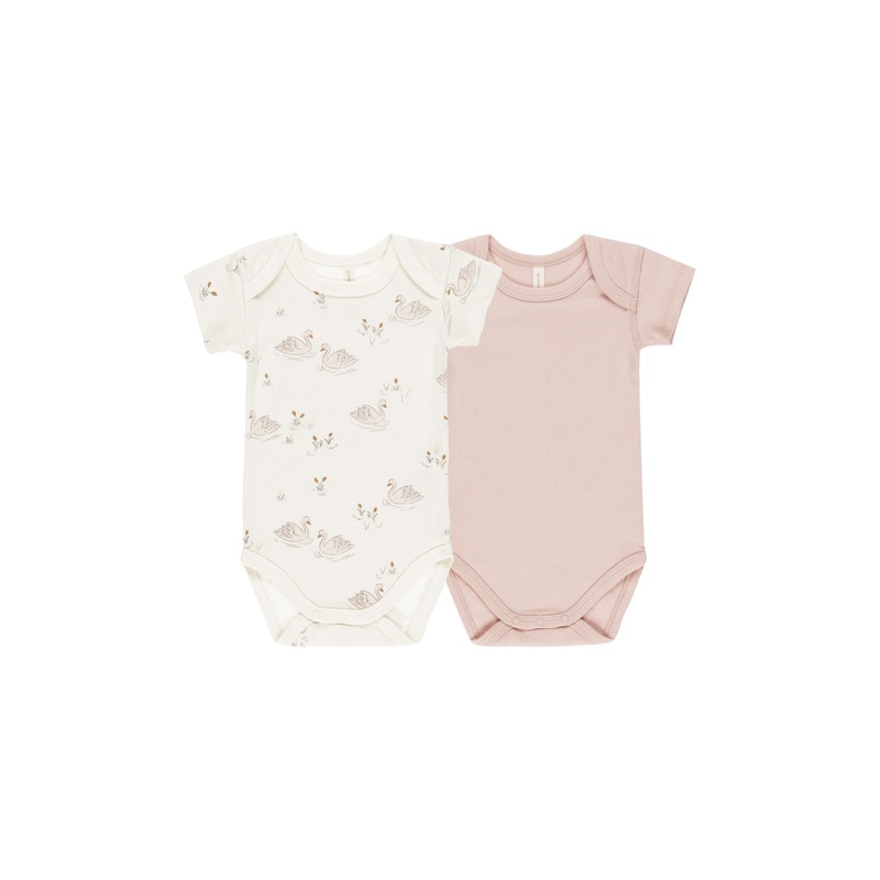 Quincy Mae Short Sleeve Bodysuit