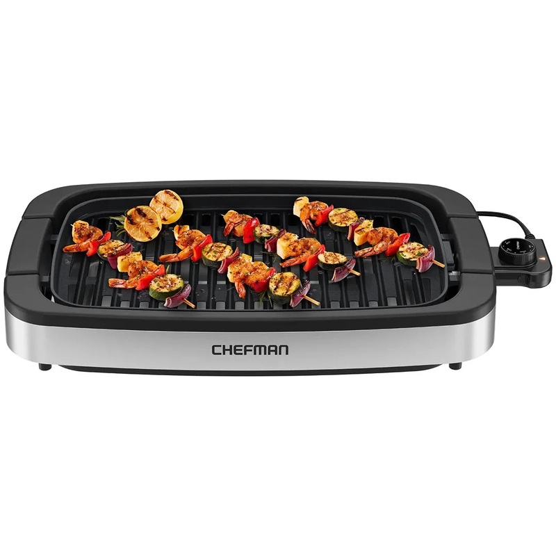 Smokeless Indoor Electric Grill, Adjustable Temperature Control (See Description)