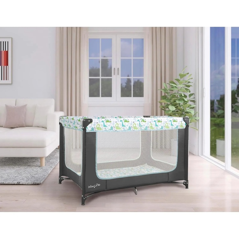 Zodiak Portable Playard – Grey/Green (See Description)