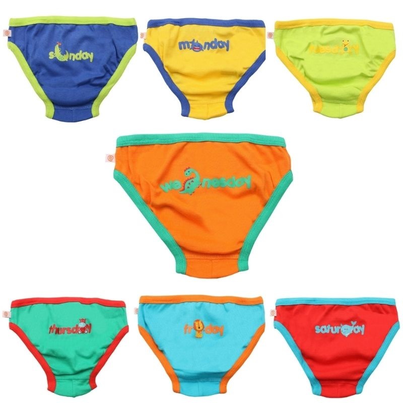 7 Piece Organic Briefs – Days of the Week