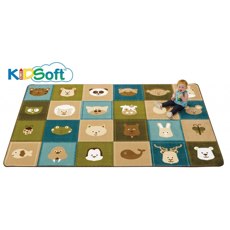 Animal Patchwork Rug 4’x6′