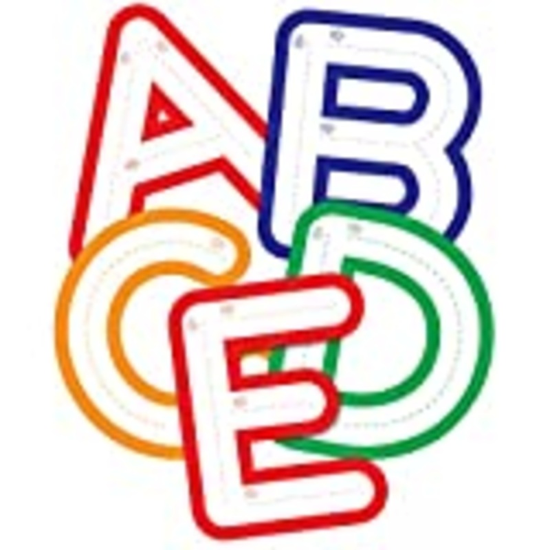 Follow Along Letters, Dry Erase, Multi