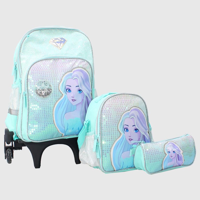 Girly Sequin 17 Inches School Set