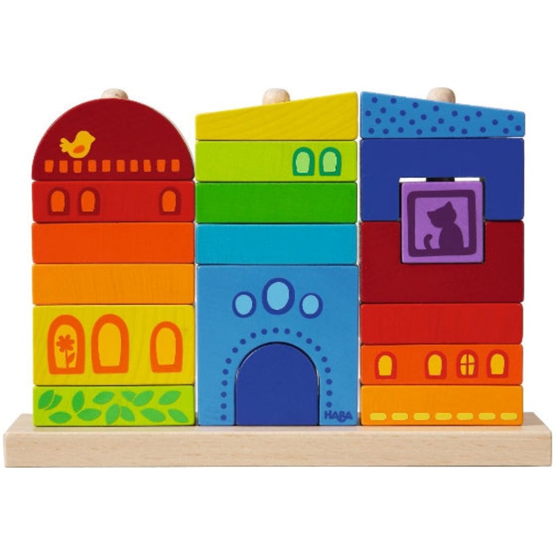 Haba Rainbow House Pegging Game