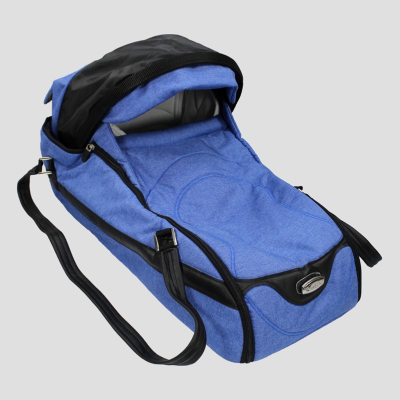Petit Bebe Premium Carry Cot – Blue/Black
