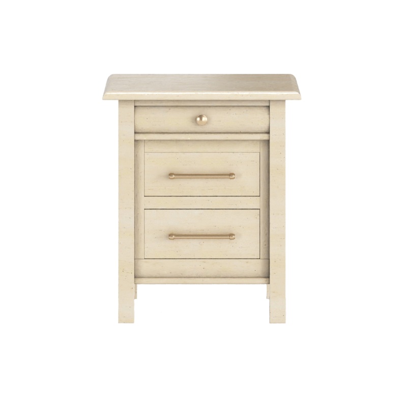 Sage 3 drawer Nightstand
