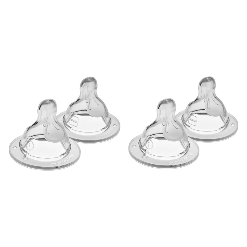 Silicone Bottle Nipples – 4 Pack