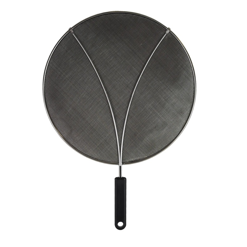 Splatter Screen Odor Absorbing: Stainless Steel Splatter Guard for Frying Pan