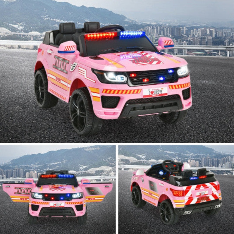 12V Kids Electric Ride on Car With Remote Control-Pink