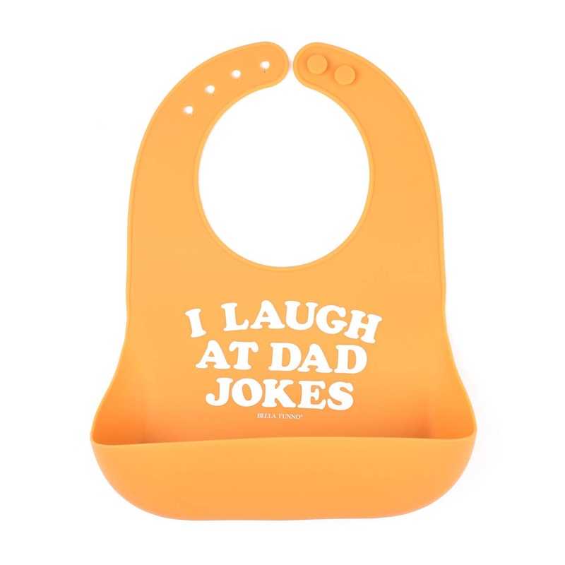 Bella Tunno I Laugh at Dad Jokes Wonder Bib