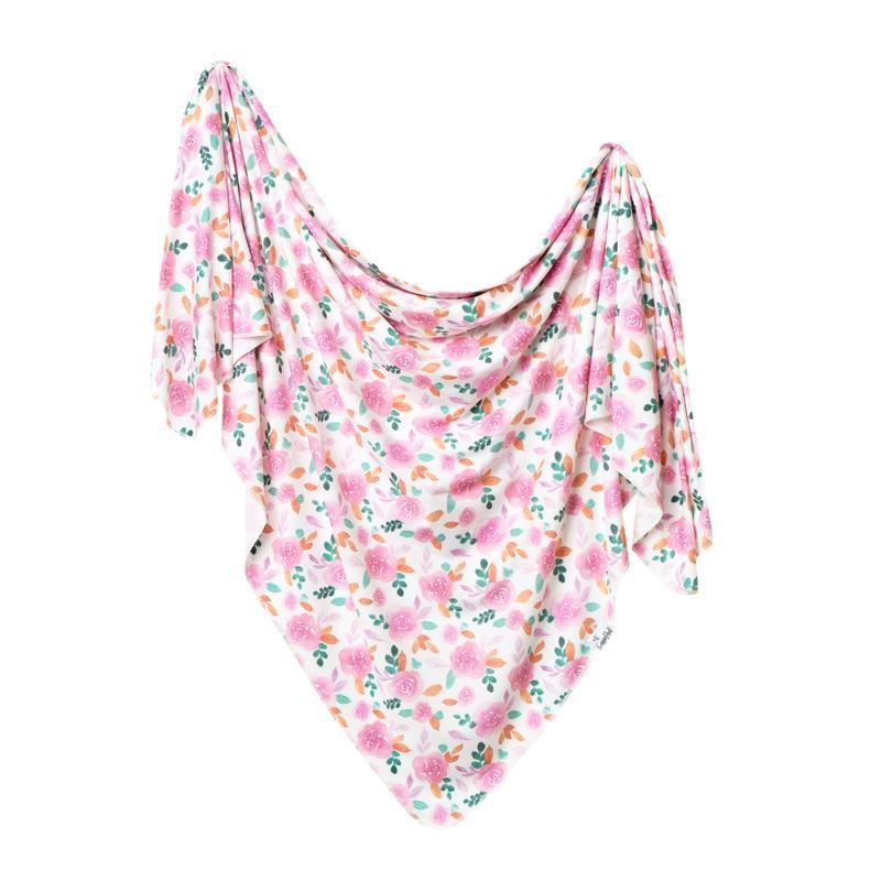 Copper Pearl Knit Swaddle Blanket | Siena