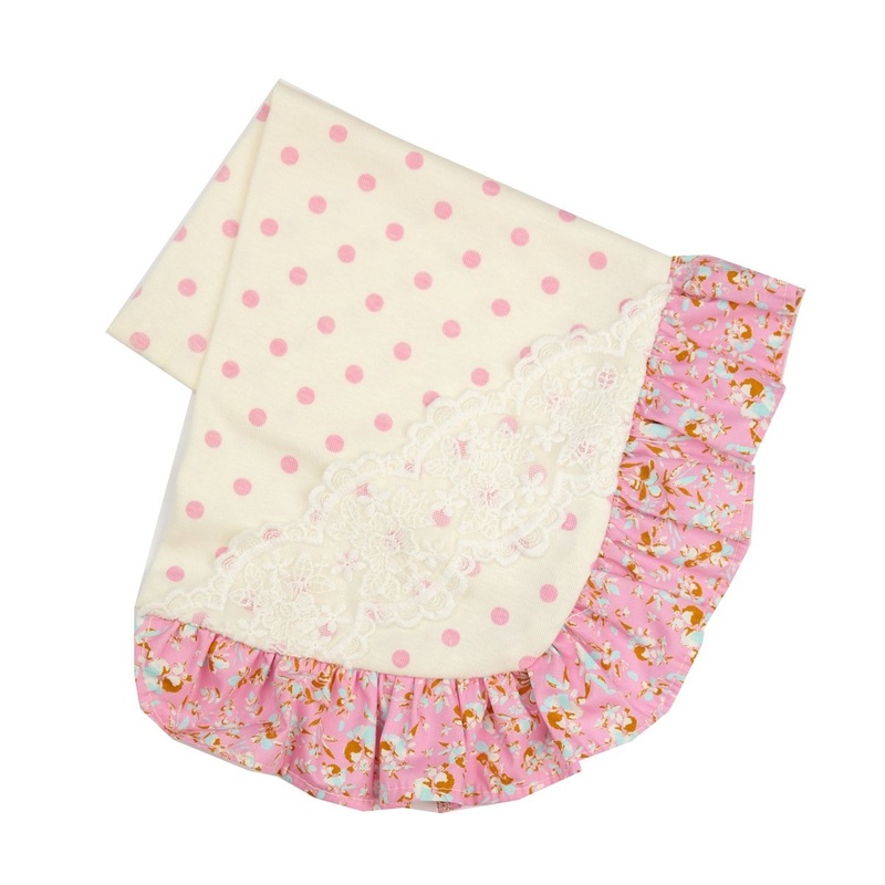 Daisy Bloom Receiving Blanket