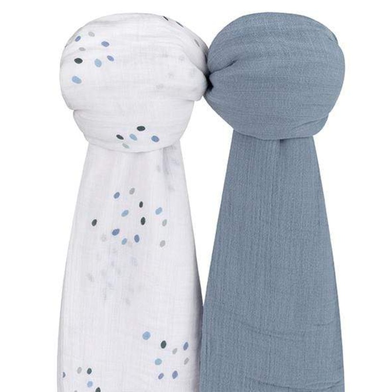 Ely’s&Co. Muslin Swaddles (2 Pack)