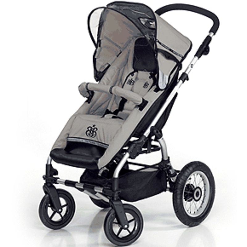 Grand Touring Baby Infinity Stroller w/Pram Rock Star Baby Grey