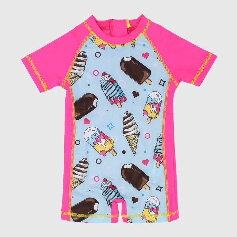 Ice Cream Overall Swim Suit