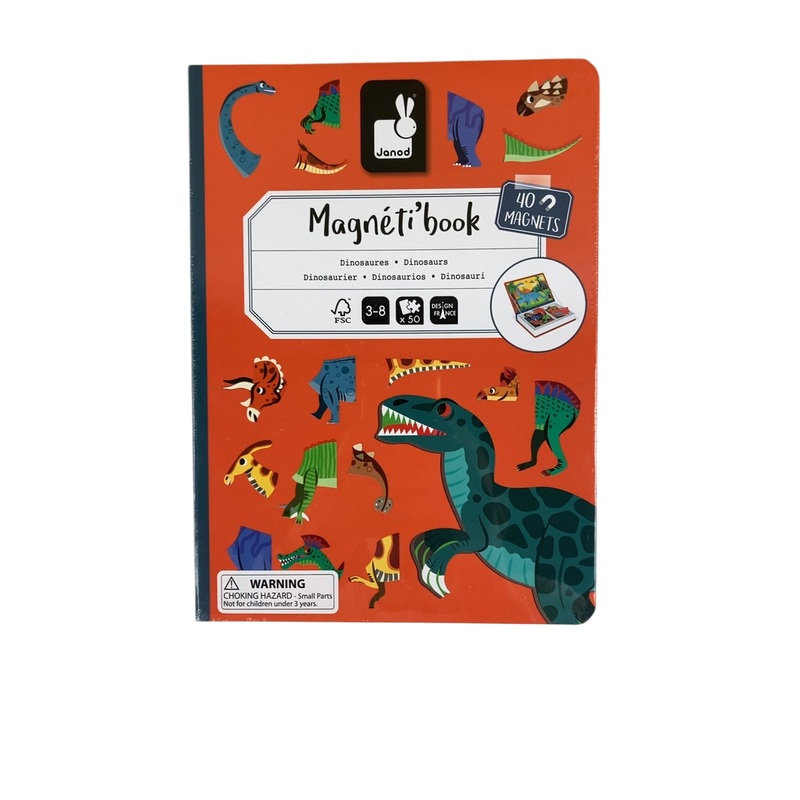 Janod Magneti’ Book, Dinosaurs