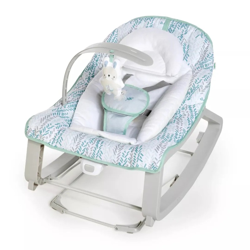 Keep Cozy 3-in-1 Grow with Me Bounce and Rock Seat – Spruce