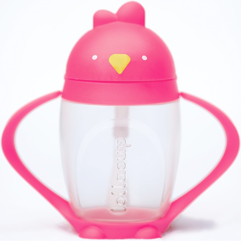 Lollaland Lollacup Infant & Toddler Straw Cup – Posh Pink