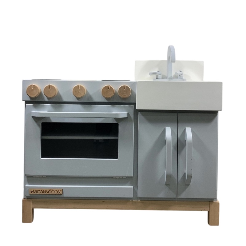 Milton & Goose Essential Play Kitchen, Gray