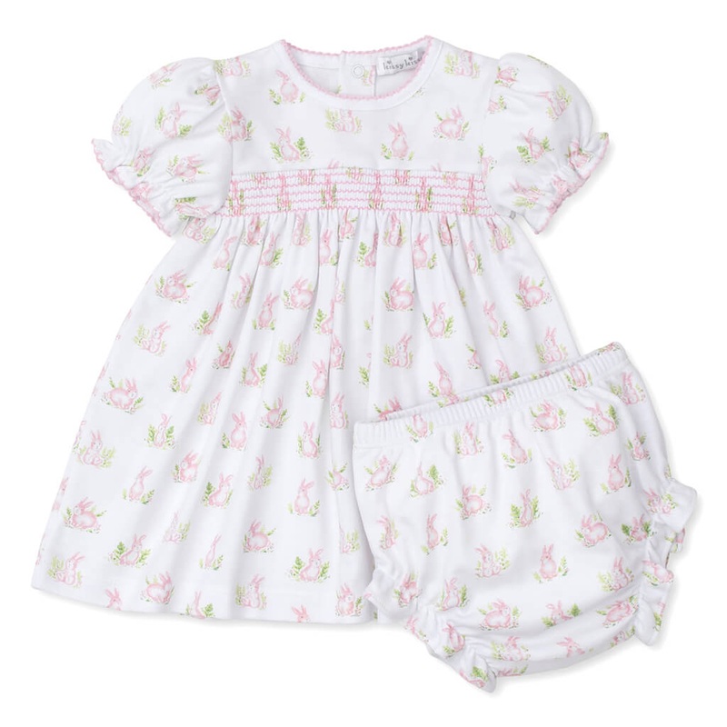 Print Dress Set Cottontail Hollows