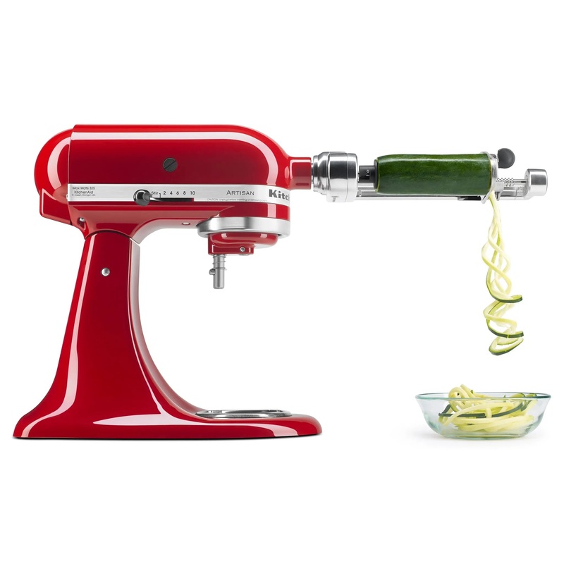 Spiralizer Attachment with Peel, Core and Slice