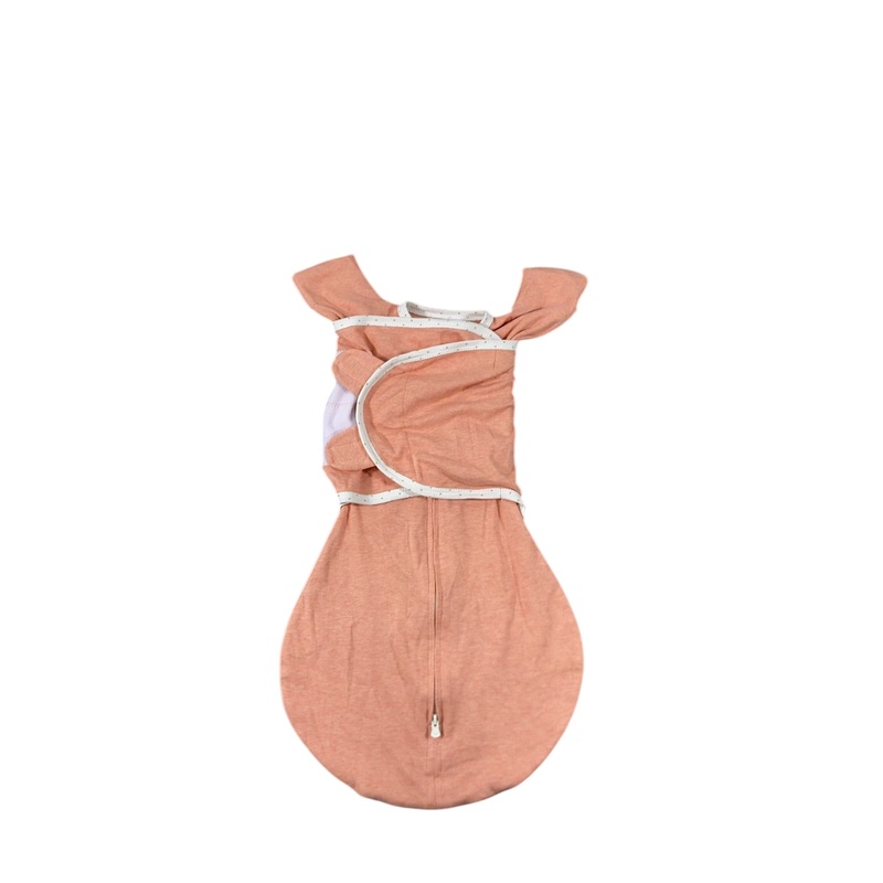 Swaddle Designs Omni Swaddle Sack With Wrap, Heathered Peach Blush, Small, 0-3months