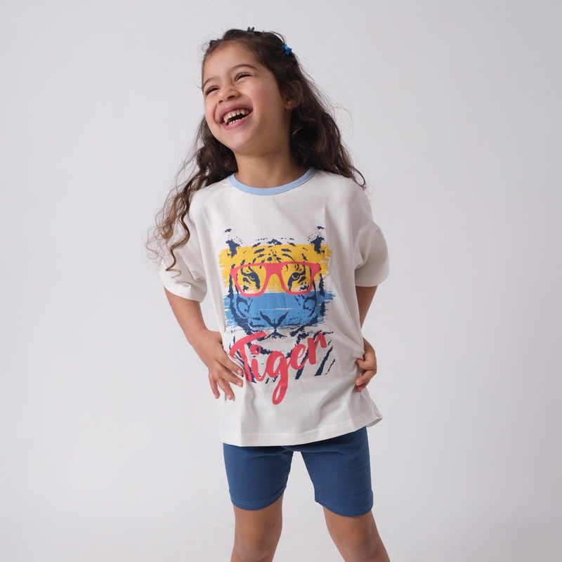 “Tiger” Short-Sleeved Pajama