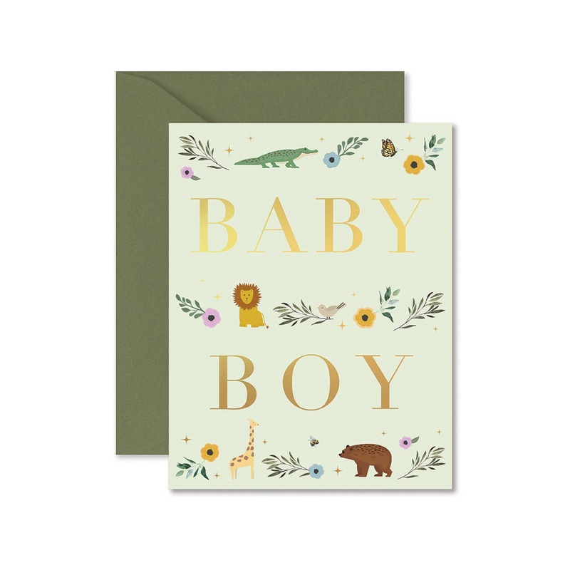 Baby Boy Storybook Greeting Card