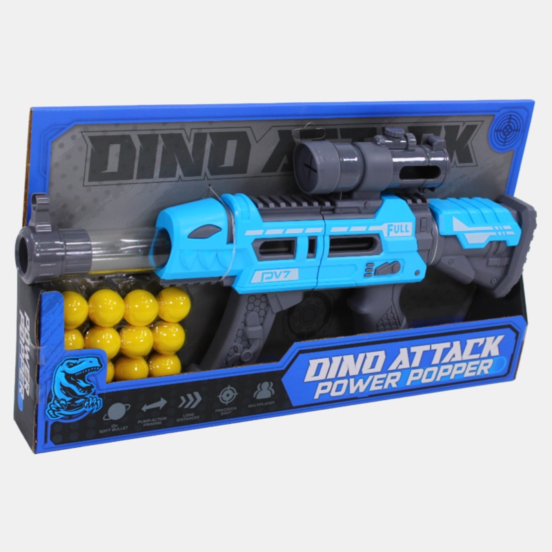 Dino Attack Power Popper (Blue)