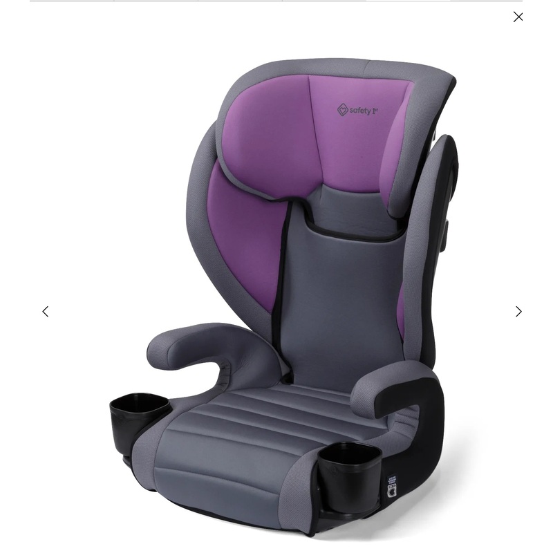 Grow and Go 2-in-1 Belt-Positioning Booster Car Seat Featuring ComfortWings, Crushed Grape (See Description)