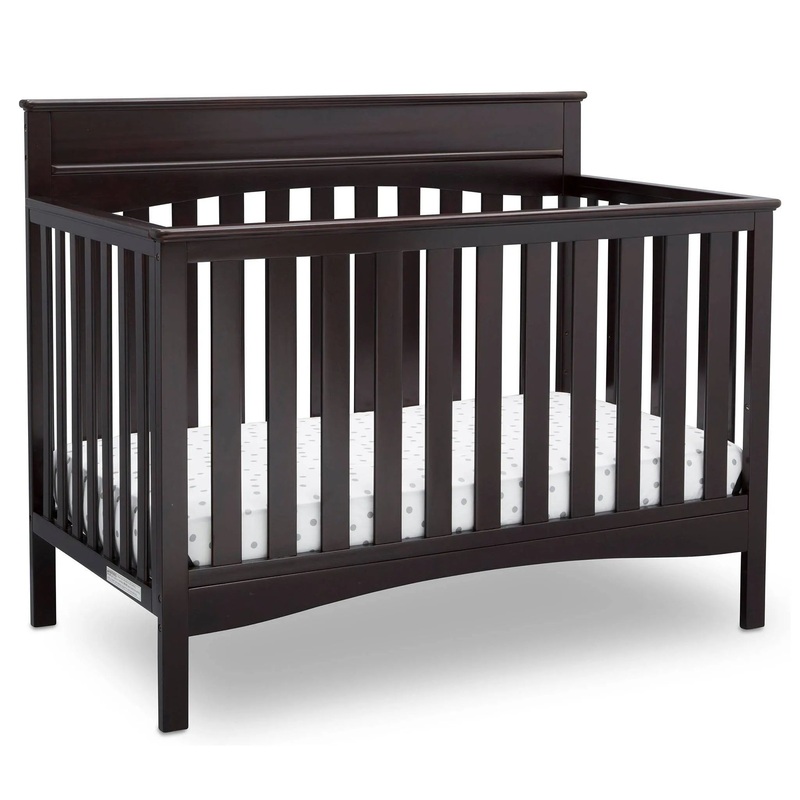 Skylar 6-in-1 Convertible Crib – Dark Chocolate