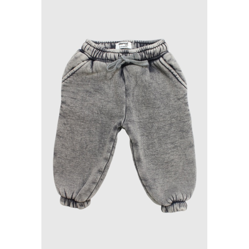 Unisex Grey washed Sweatpants