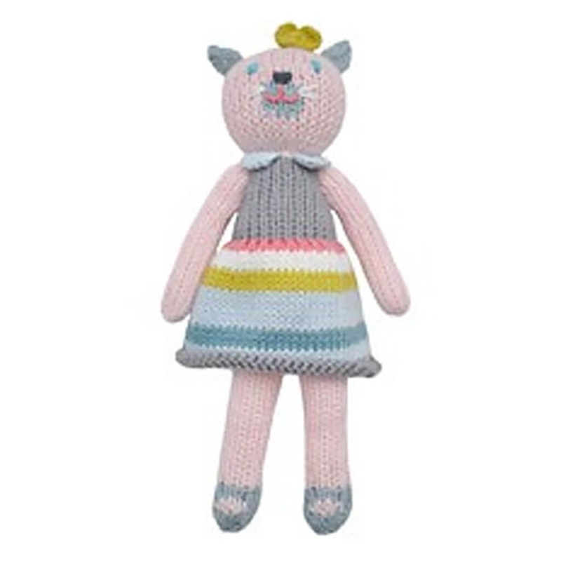 BlaBla School Book Girl Cat Rattle