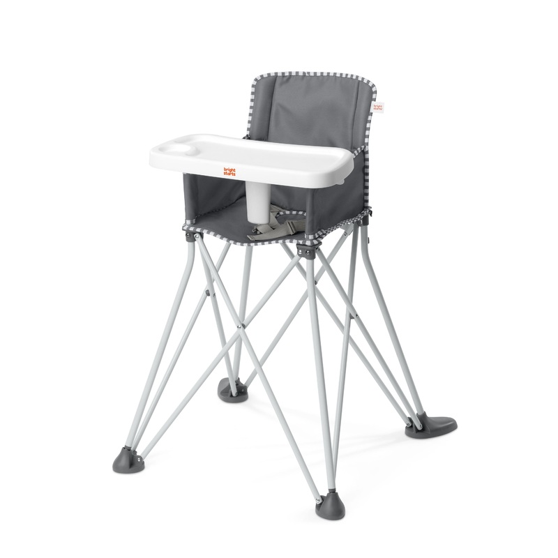 Bright Starts Pop ‘N Dine Portable High Chair – Grey