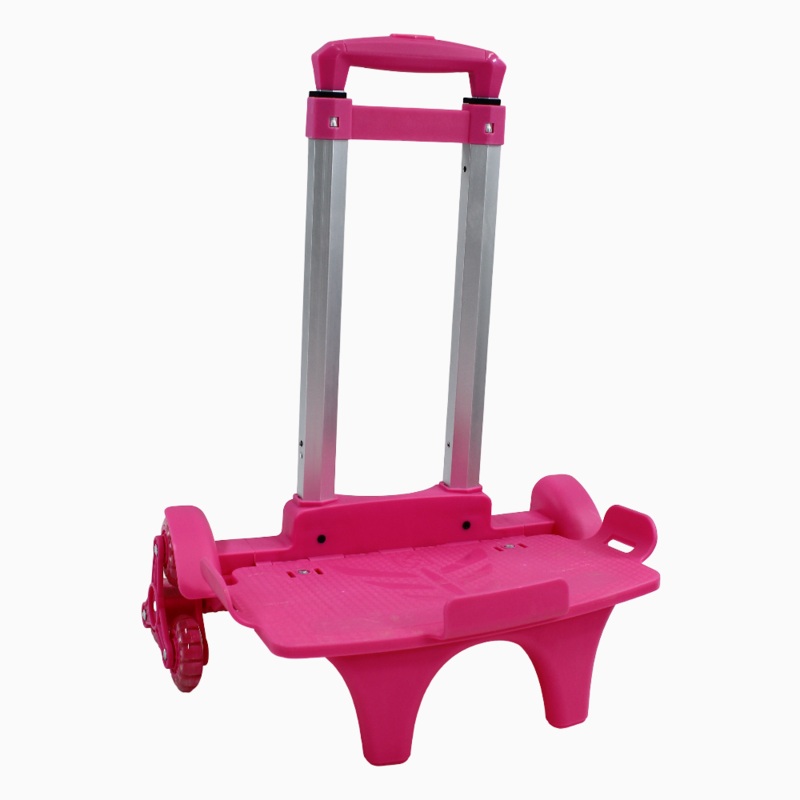 Foldable School Bag Cart ( 17-18) Inches & Pink