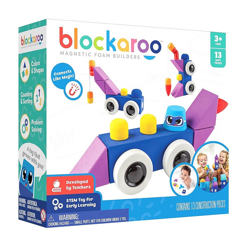Magnetic Foam Building Blocks Roadster Medium