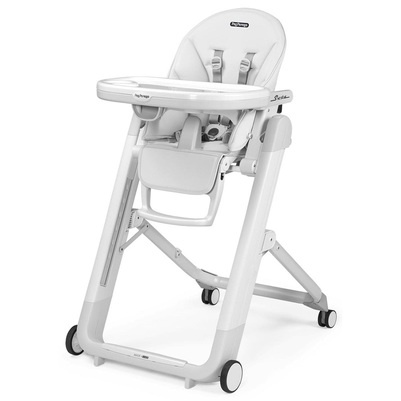 Peg Perego OPEN BOX Siesta High Chair – Pure White (Albee Exclusive)
