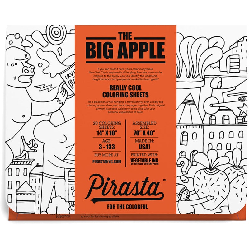 Pirasta The Big Apple Coloring Sheets