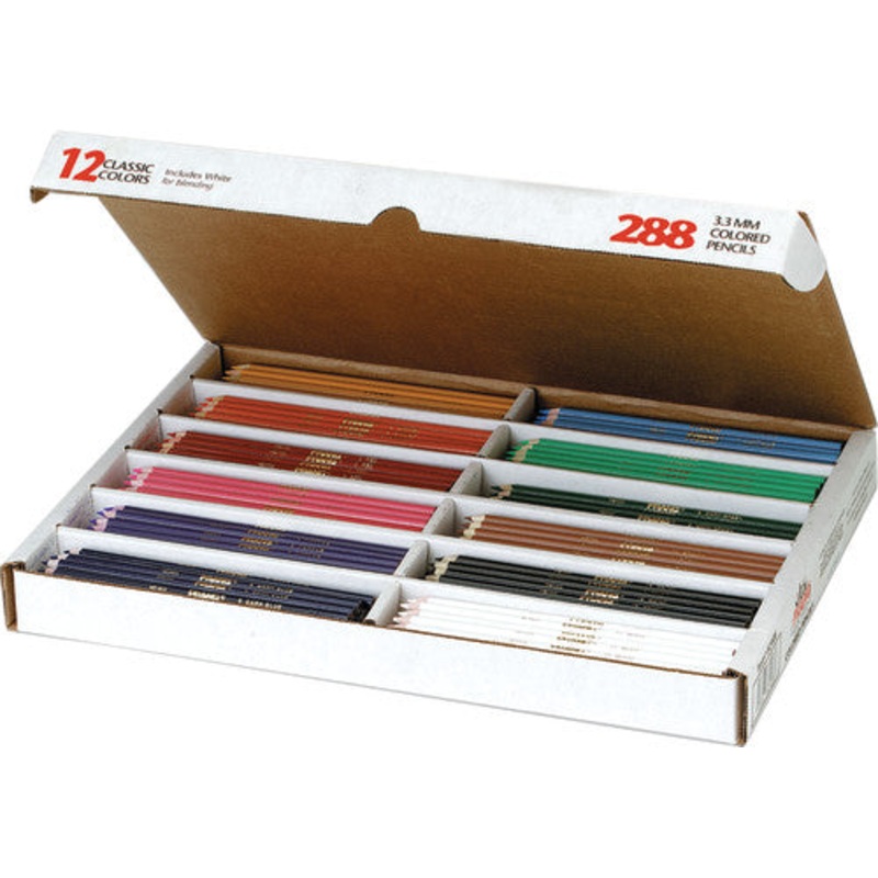 Prang Colored Pencils Masterpack, 288 pencils