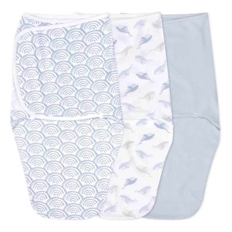 A+A Wrap Swaddle 3 Pack At Sea