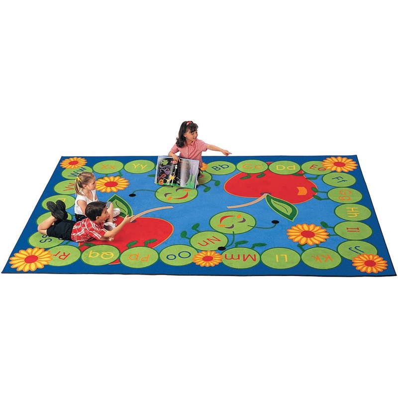 ABC Caterpillar Rug (5’10” x 8’4″ Rectangle)
