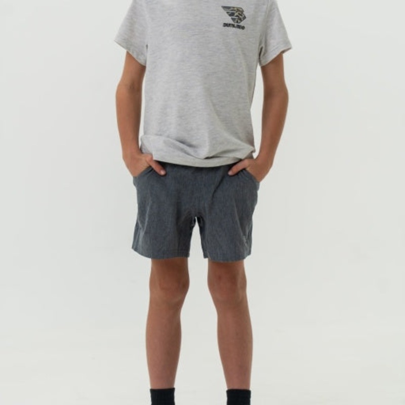 Burlebo Youth Athletic Short Grizzly Grey | Deer Camo Liner