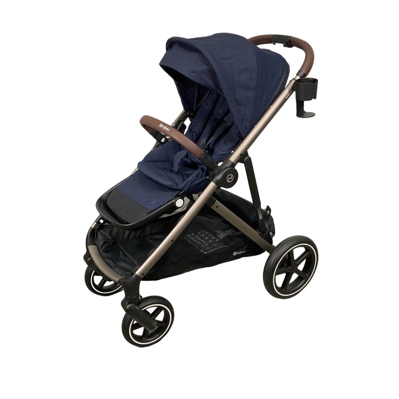Cybex Gazelle S Modular Stroller, 2021, Navy Blue, Taupe Frame