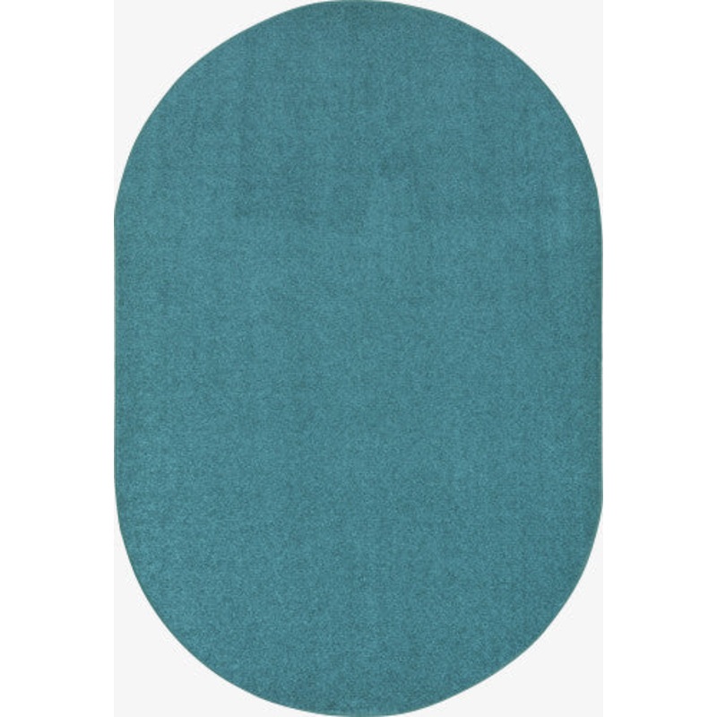 Endurance Solid Color Rug, 6′ x 9′ Oval, Mint