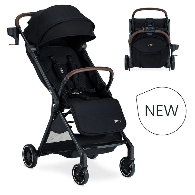 Juniper Compact Stroller with One-Hand RapidFold – Raven Black